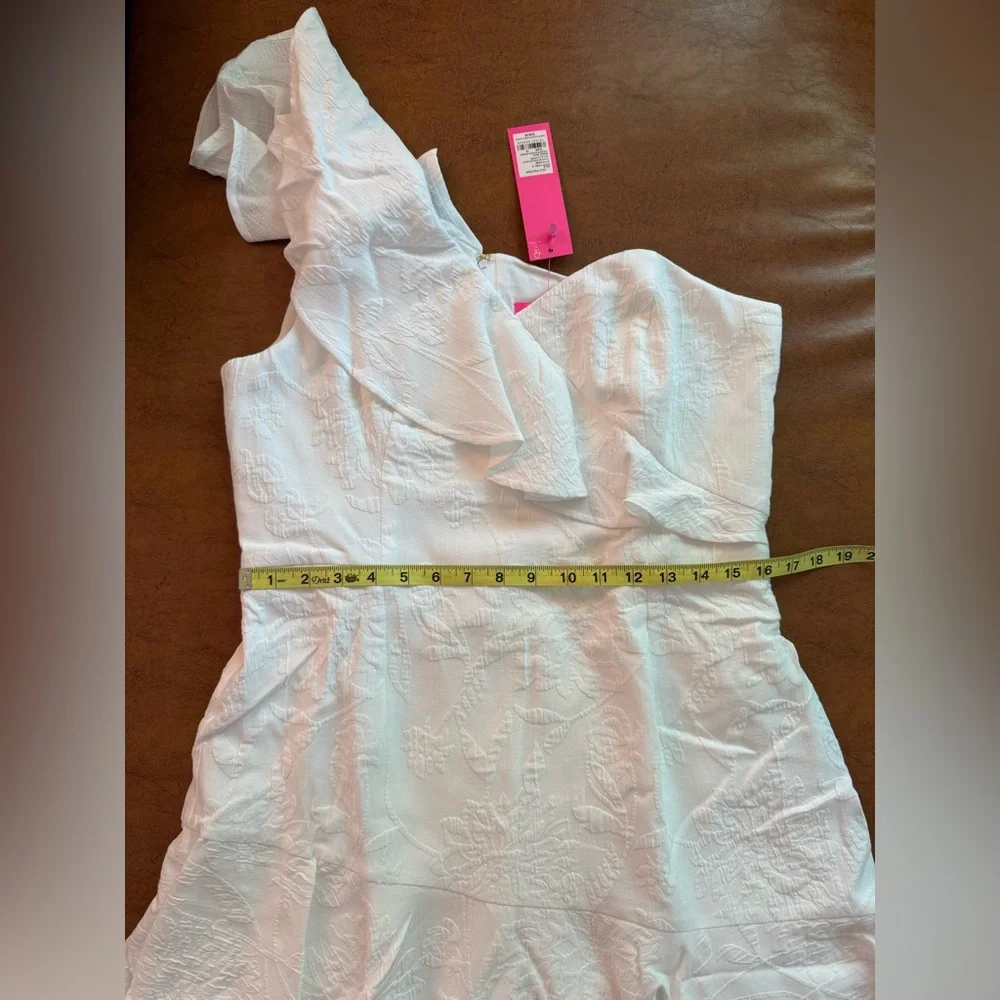 Lilly Pulitzer White Arlana Romper Sizes 12 MSRP $228 NWT - Picture 3 of 6